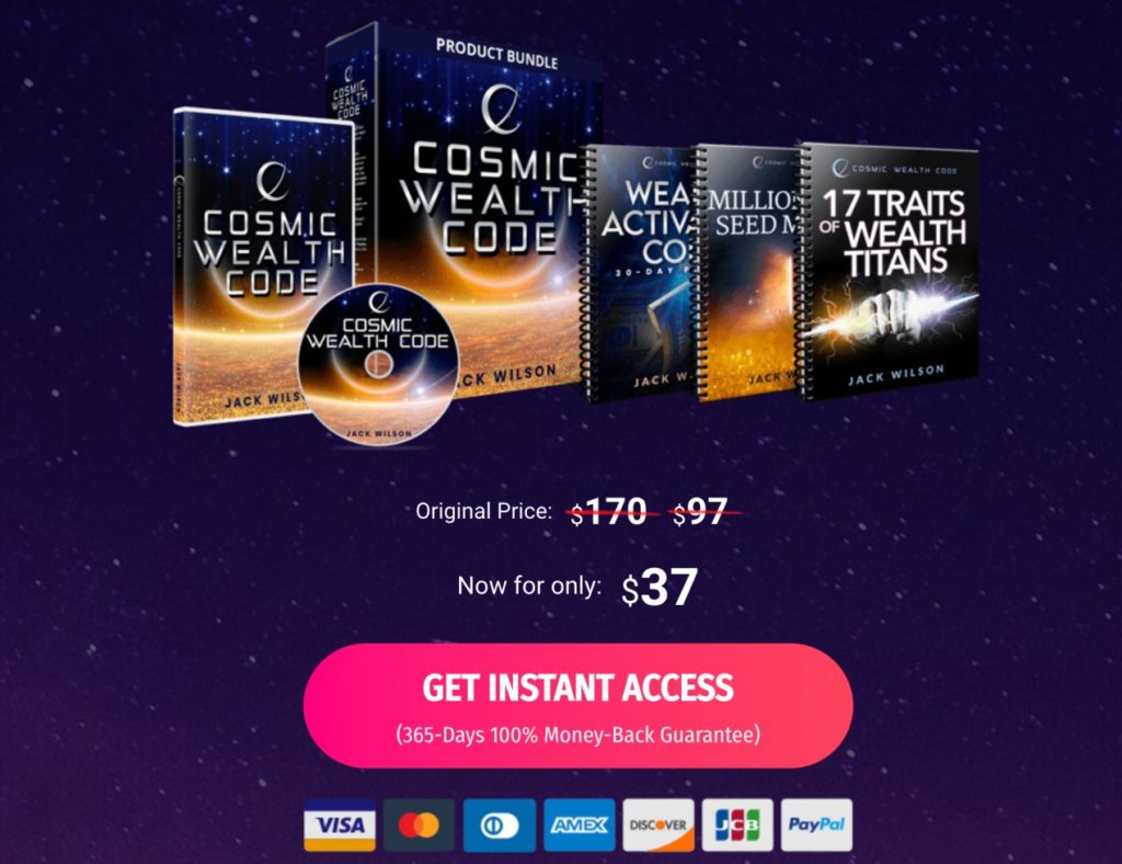 cosmic wealth code instant access